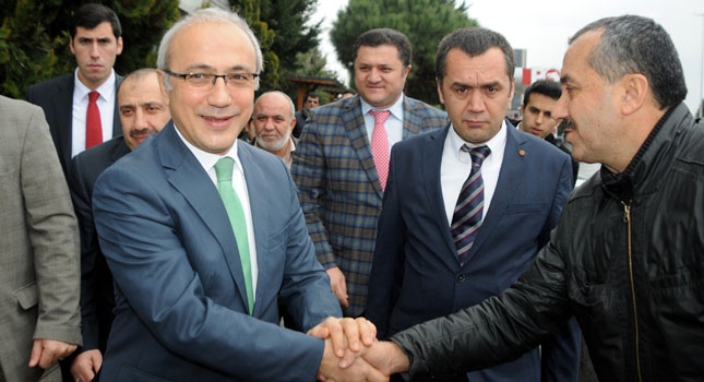 Bakan Elvan’dan Taksicilere Ziyaret