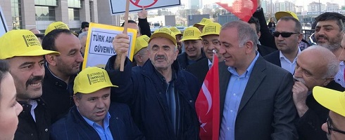 UBER’e Karşı Taksiciler Çağlayan’da