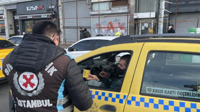 İstanbul’da Taksiler Denetlendi